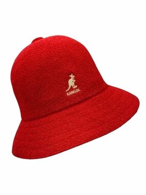 Kangol New Bermuda Casual Bucket Hat Scarlet Red NWOT Unisex Size Large